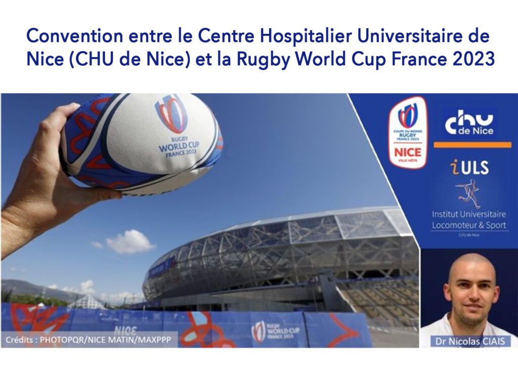 Convention entre le CHU de Nice et la Rugby World Cup France 2023
