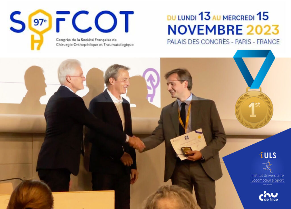 97ème Congrès de la SOFCOT, belle participation de l'équipe de l'IULS!