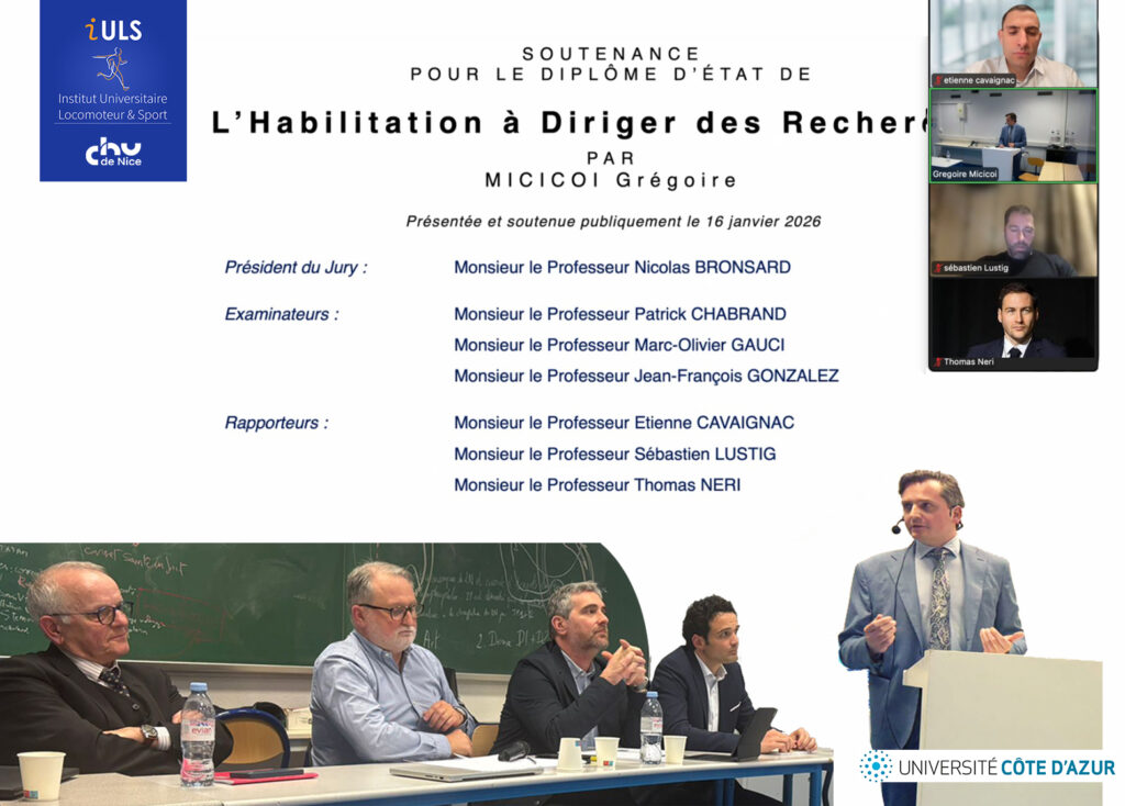 Félicitations au Dr Grégoire MICICOI pou l’obtention de son HDR!