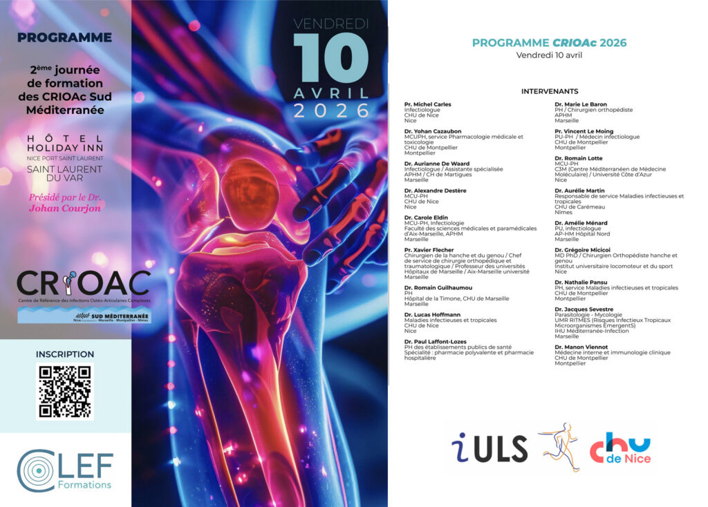 Journée de formation DPC du CRIOAc Sud Méditerranée